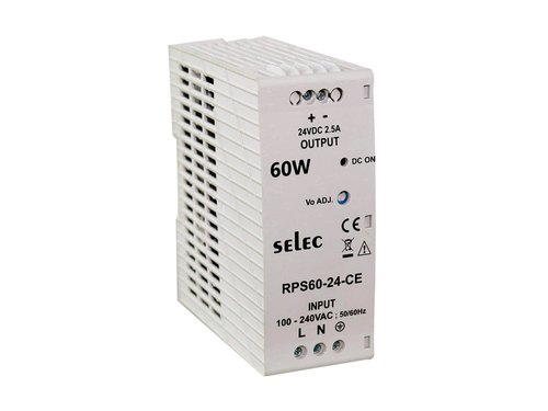 60w,2.5a-24vdc Selec Smps Din Rail Mounting